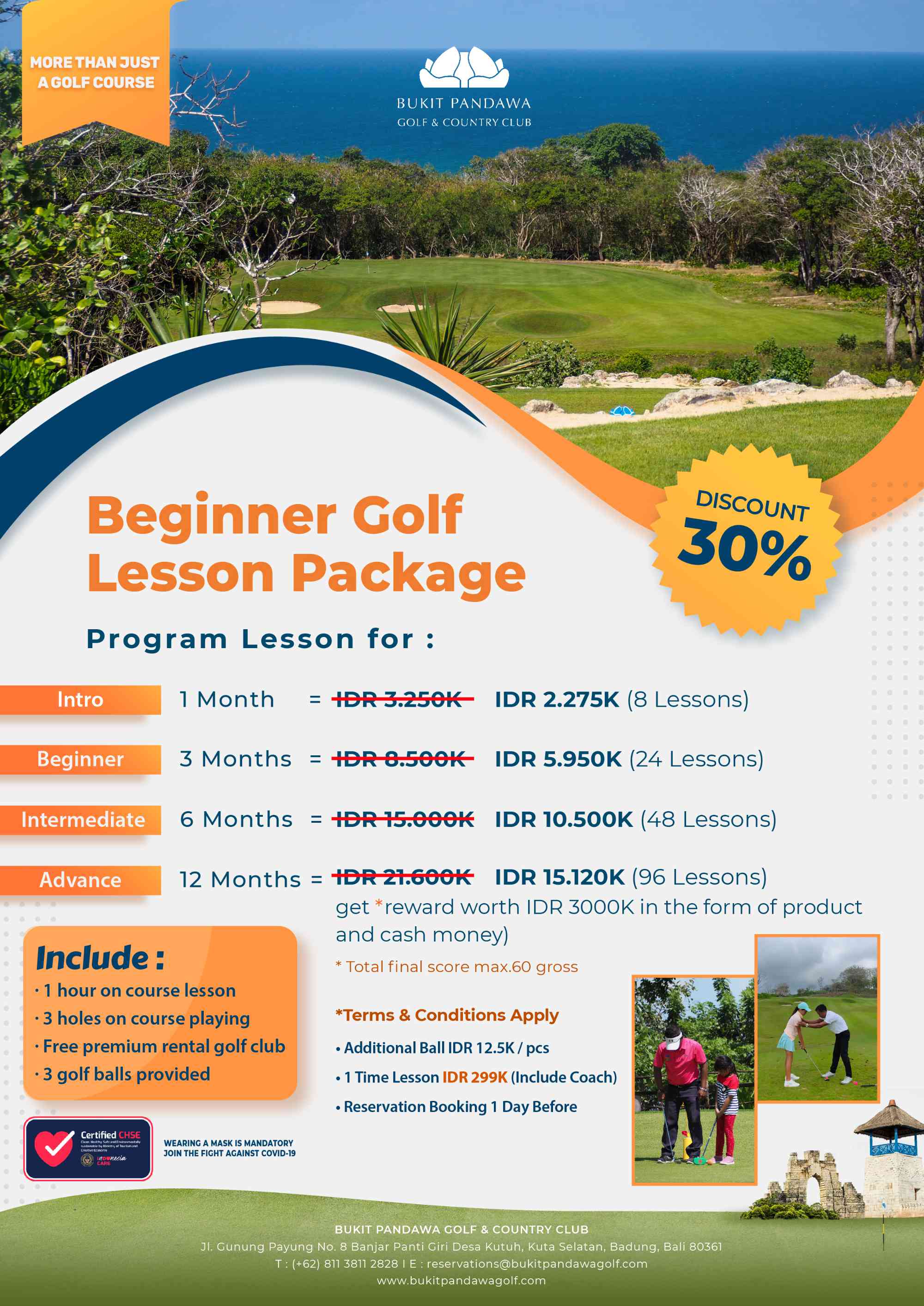 Beginner Golf Lesson Package