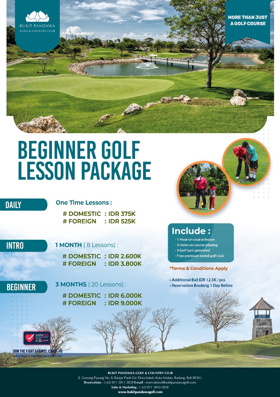 Beginner Golf Lesson Package